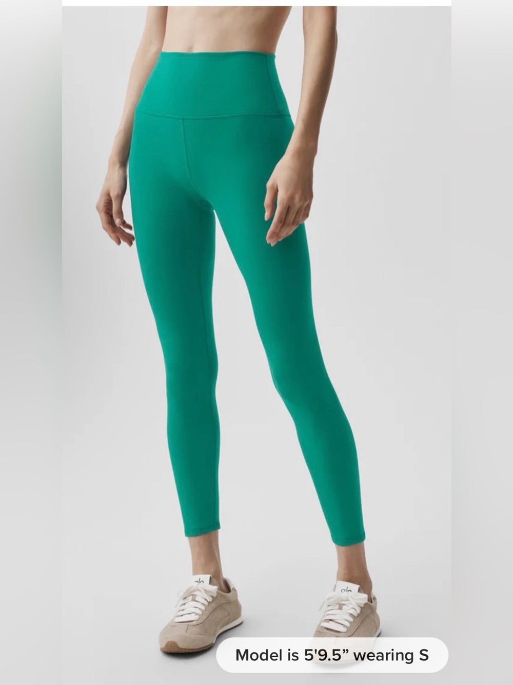 ALO Airbrush High Waist Emerald Isle 7/8 leggings NWT